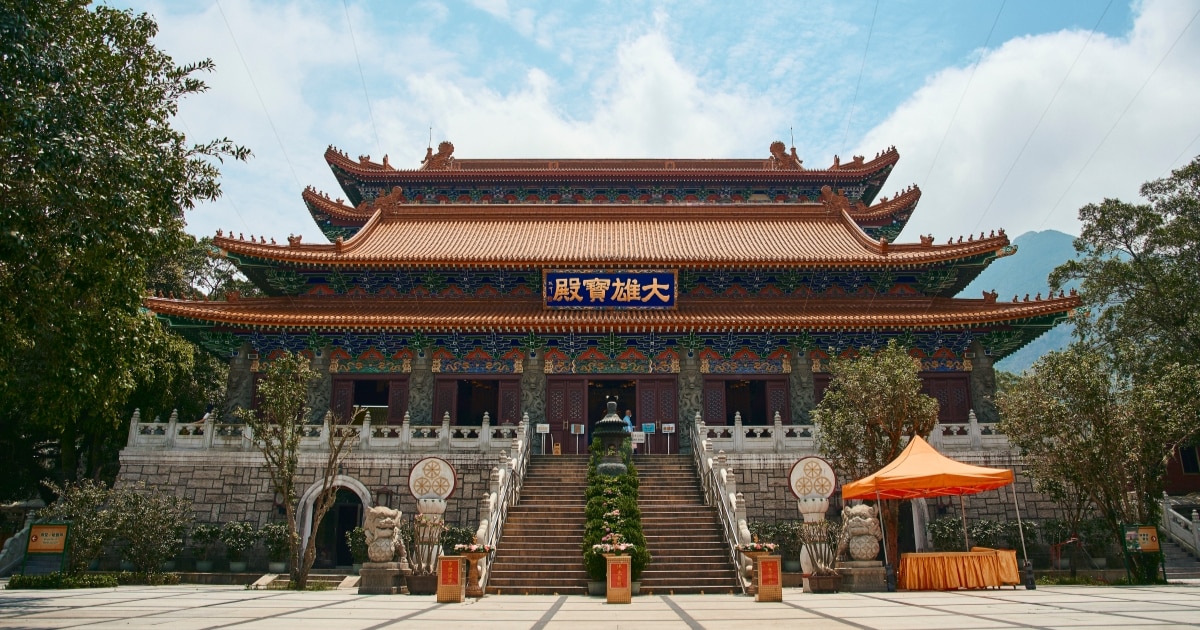 Exterior view of Po Lin Monastery