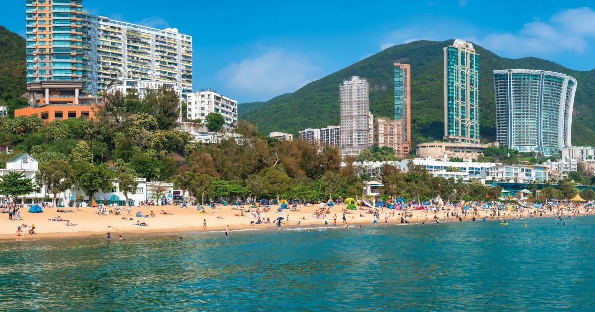 Repulse Bay Beach is known for its silky soft white sand.